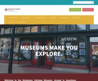 Muskegonheritage.org(Muskegon Heritage Museum) Screenshot