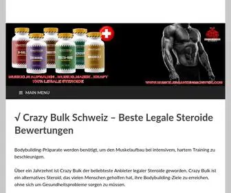 Muskelerganzungschweiz.com(Crazy Bulk Schweiz) Screenshot