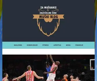 Muskiblog.com(Muški blog) Screenshot