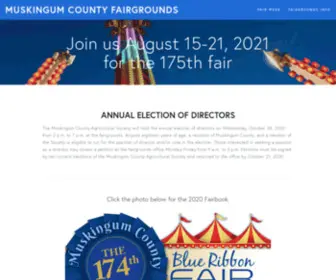 Muskingumcofair.com(Muskingum County Fairgrounds) Screenshot