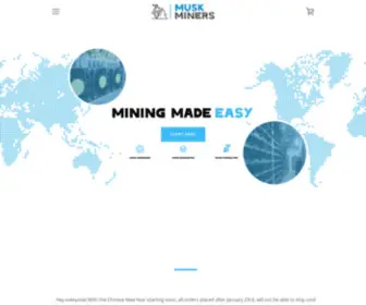 Muskminers.com(Musk Miners) Screenshot