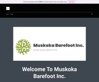 Muskokabarefoot.com(Muskoka Barefoot Inc) Screenshot