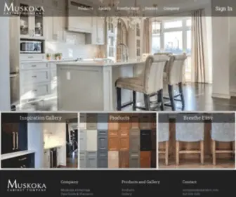 MuskokacABCO.com(Muskoka Cabinet Company) Screenshot