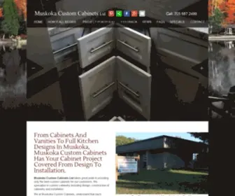 Muskokacustomcabinets.com(Muskoka Custom Cabinets) Screenshot