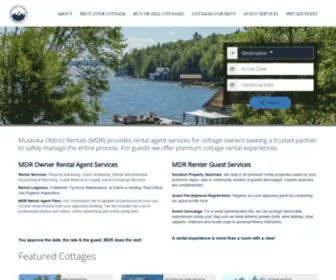 Muskokadistrictrentals.com(Muskokadistrictrentals) Screenshot