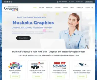 Muskokagraphics.com(Muskoka Graphics) Screenshot