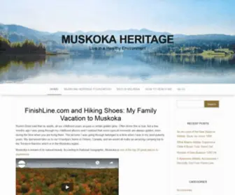 Muskokaheritage.org(Muskoka Heritage Foundation) Screenshot