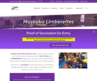 Muskokalimberettes.com(Muskoka Limberettes Gymnastics Club) Screenshot