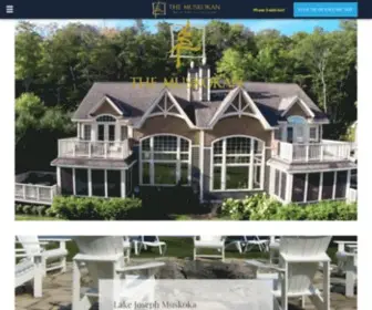 Muskokanclub.com(Fractional Home Ownership in Muskoka) Screenshot