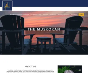 Muskokanonlakejoseph.com(Muskokan On Lake Joseph) Screenshot