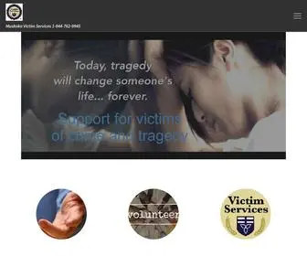 Muskokavs.ca(Muskoka Victim Services) Screenshot