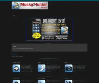 Muskyhuntermobile.com(Muskyhuntermobile) Screenshot