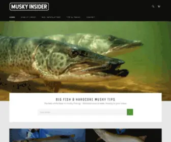 Muskyinsider.com(Tips & Tactics for the Meanest Predator in Freshwater) Screenshot