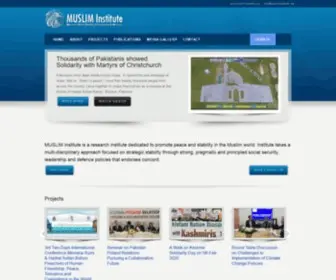 Muslim-Institute.org(MUSLIM Institute) Screenshot