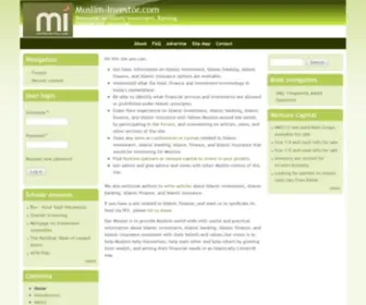 Muslim-Investor.com(Resources on Islamic Investment) Screenshot