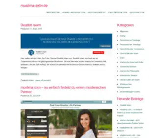 Muslima-Aktiv.de(Muslima Aktiv) Screenshot