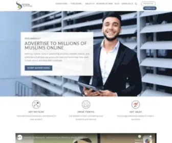 Muslimadnetwork.com(ADVERTISE TO MILLIONS OF MUSLIMS ONLINE) Screenshot