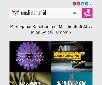Muslimah.or.id(Adab makan) Screenshot