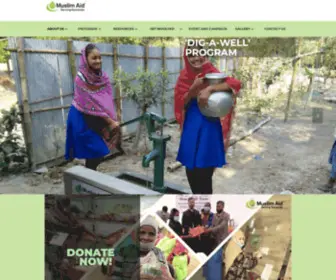 Muslimaid.org.bd(Muslim Aid UK Bangladesh Country Office) Screenshot