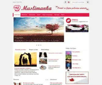 Muslimanka.org(POČETNA) Screenshot