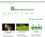 Muslimcemetery.ca Screenshot