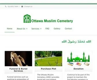 Muslimcemetery.ca(Ottawa Muslim Cemetery) Screenshot
