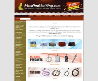 Muslimclothing.com(One-stop shopping for Islamic items) Screenshot