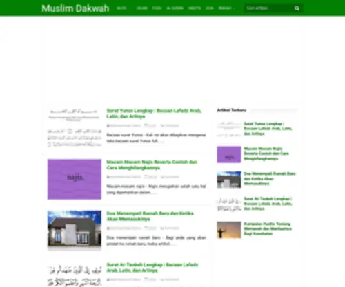 Muslimdakwah.com(Muslim Dakwah) Screenshot