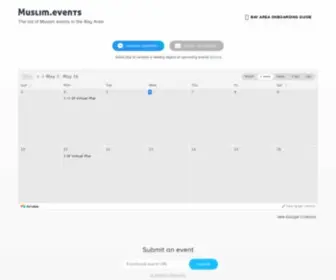 Muslim.events(The list of Muslim events in the Bay Area) Screenshot