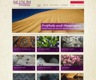 Muslimfootsteps.com(Muslim Footsteps) Screenshot