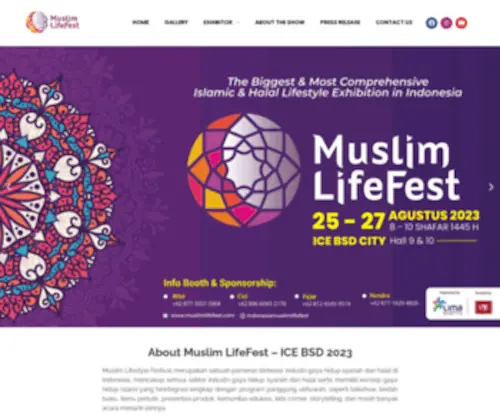 Muslimlifefest.com(Muslim Life Fest) Screenshot