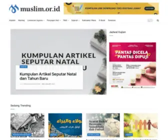 Muslim.or.id(Memurnikan Aqidah Menebarkan Sunnah) Screenshot