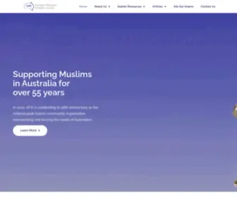 Muslimsaustralia.com.au(Supporting Muslims in Australia for over 55 years) Screenshot
