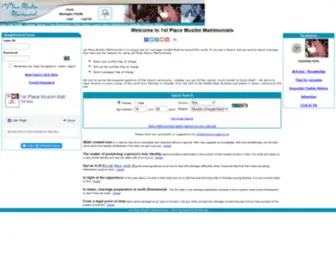 Muslimwedding.org(1st Place Muslim Matrimonials) Screenshot