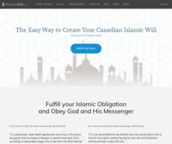 Muslimwill.ca(Muslim Will) Screenshot