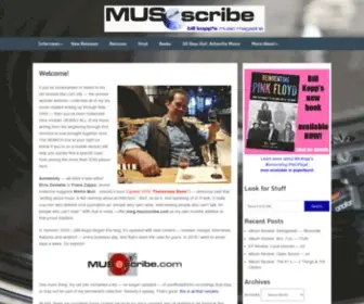 Musoscribe.com(If you've bookmarked or linked to my old site) Screenshot