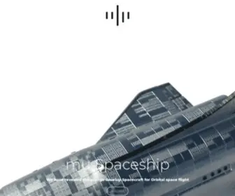 Muspacecorp.com(&quot;Our mission) Screenshot