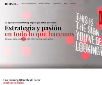 Mussamarketing.com(⭐ Agencia de Marketing Digital en León) Screenshot