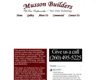 Mussonbuilders.com(Musson Builders) Screenshot