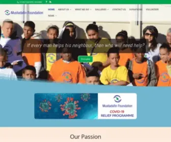 Mustadafin.org.za(Non Profit Organisation) Screenshot