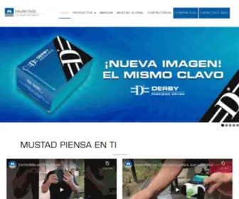 Mustadlatam.com(Mustad Hoofcare en Colombia) Screenshot