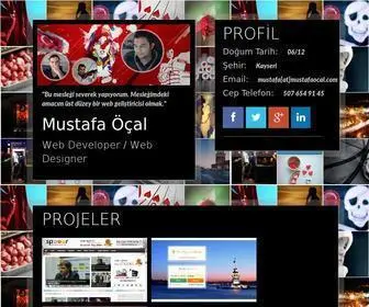 Mustafaocal.com(Web) Screenshot