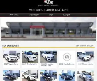 Mustafazorermotors.com(Mustafa Zorer Motors) Screenshot