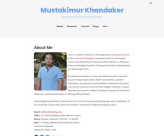 Mustakim.info(Assistant Professor of Cyber Security Research) Screenshot