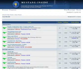 Mustang-Inside.de(Übersicht) Screenshot