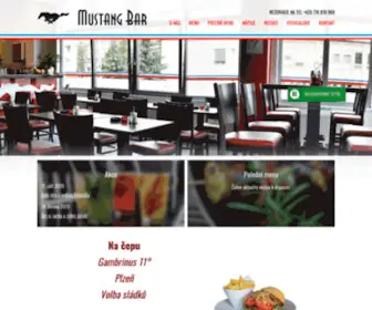 Mustangbar.cz(MustangBar Kladno) Screenshot