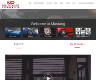 Mustangdyne.com(Mustang Dynamometer) Screenshot