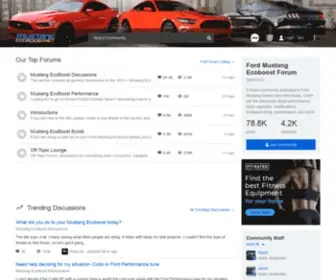 Mustangecoboost.net(Ford Mustang Ecoboost Forum) Screenshot