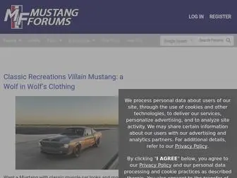 Mustangforums.com(Modern Ford Mustang News and Discussion) Screenshot