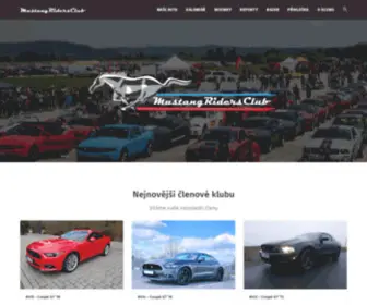 Mustangridersclub.cz(Mustang Riders Club) Screenshot